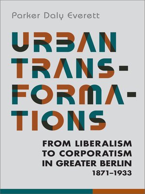 cover image of Urban Transformations